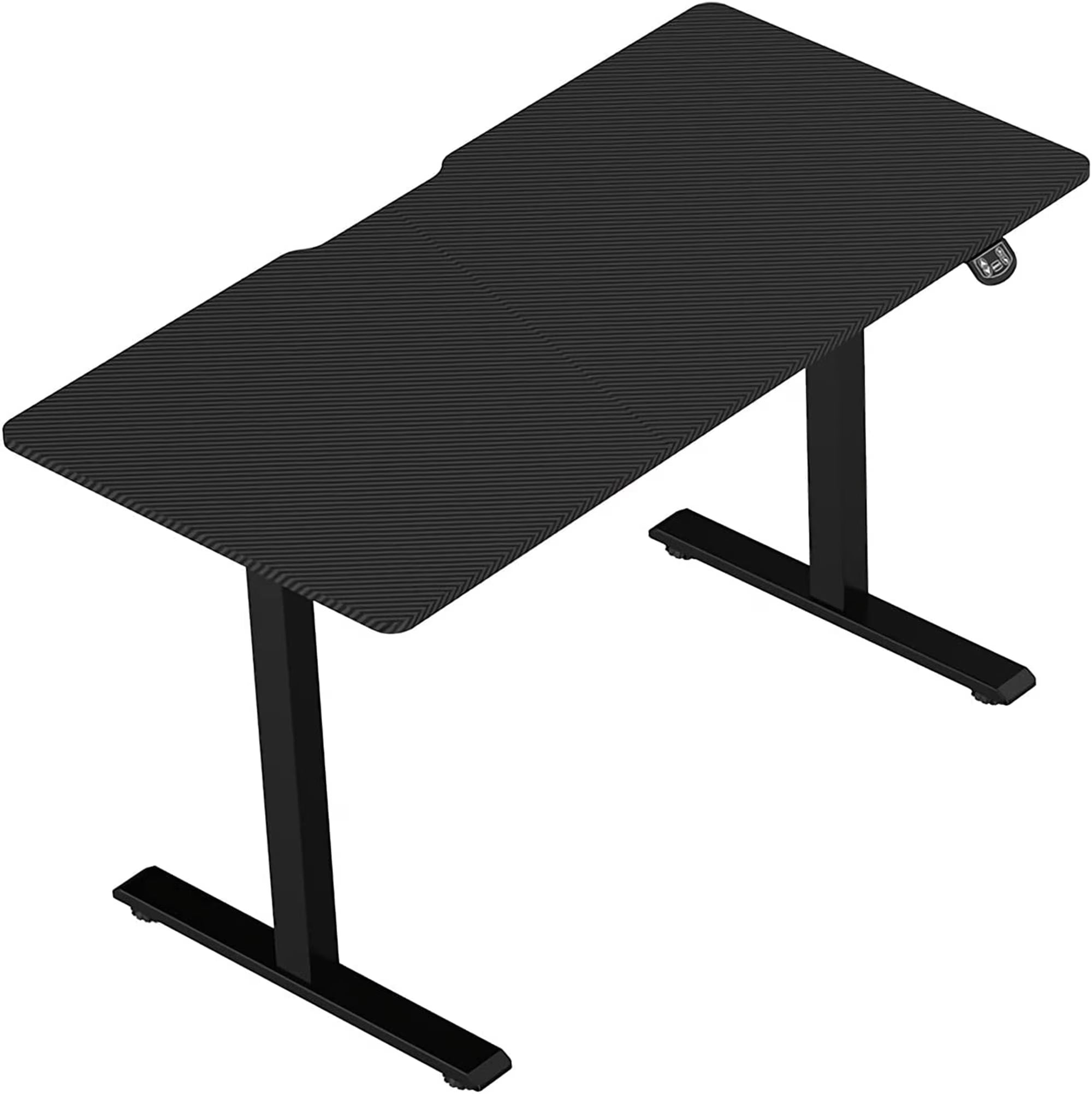 Electric Standing Desk, 110 x 60 cm Steel Adjustable Height Desk, Black L123