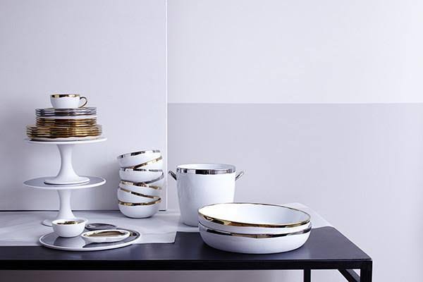 Gold Salad Plates, Set of 4 I36389