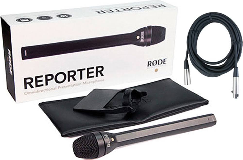 Omnidirectional Dynamic Interview Microphone with XLR Cable F730269