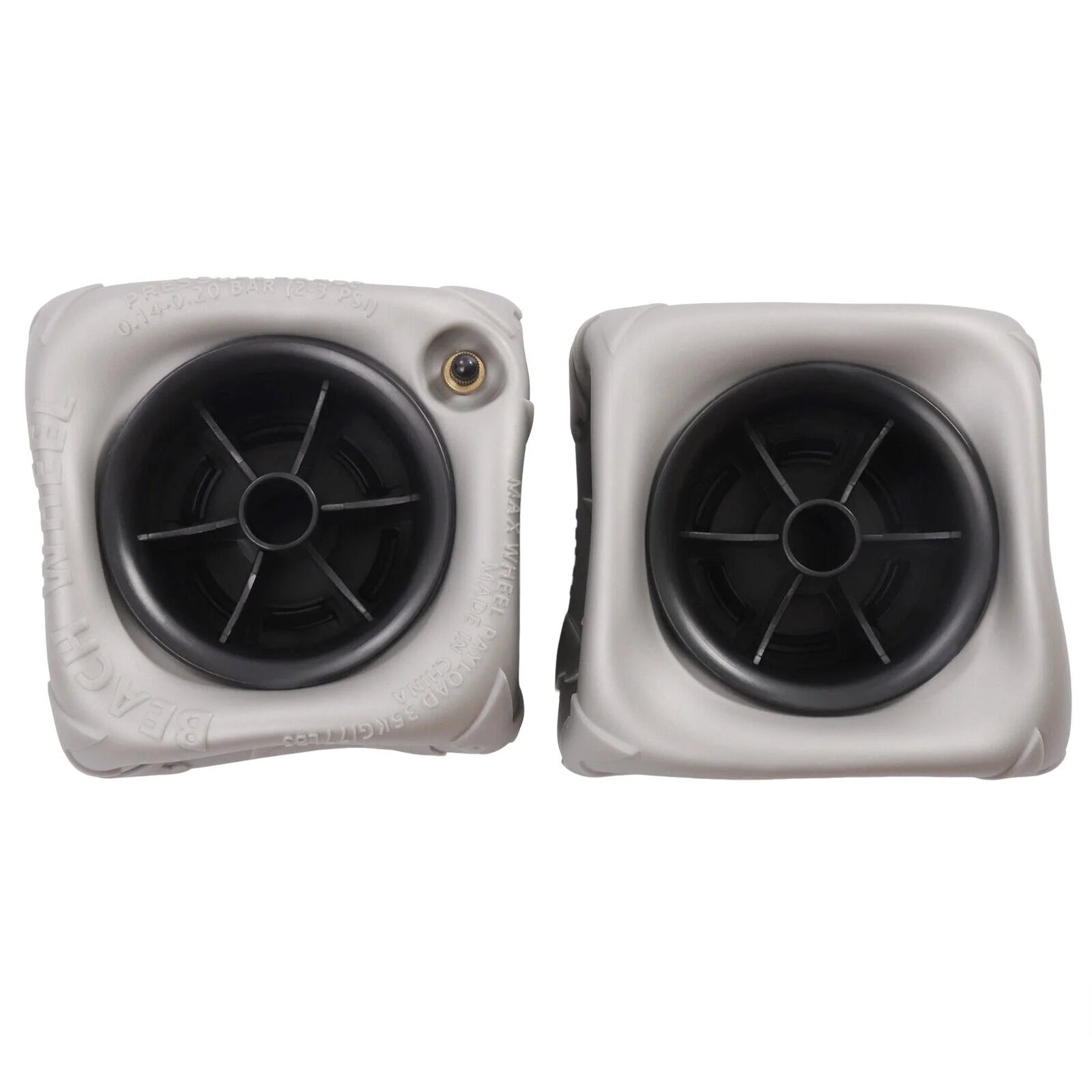 2pcs 9'' Inflatable Wheels Replacement Sand Tire PVC for Kayak Dolly Cart T596459