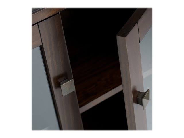 Coffee Brown Low Storage Cabinet J16672