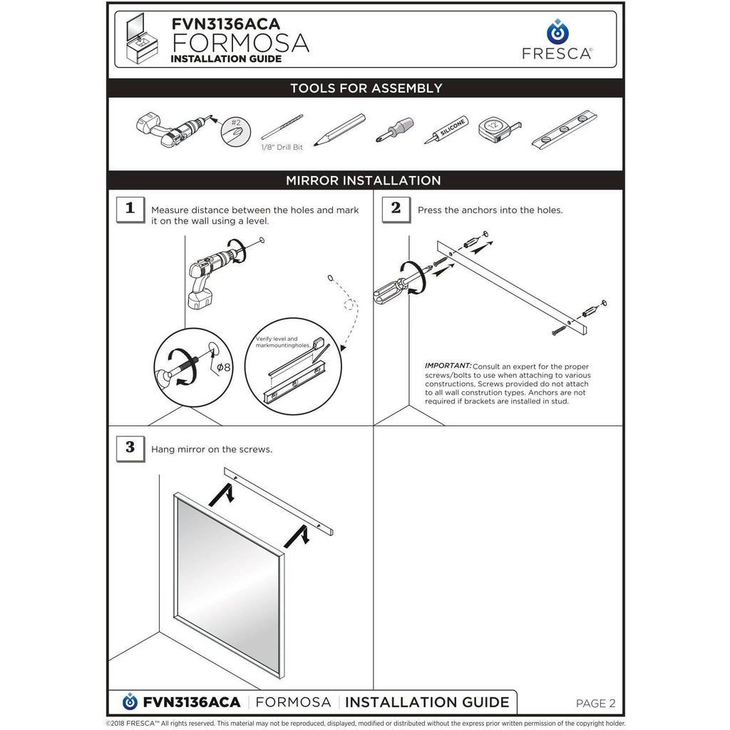 Wall Hung Bathroom Cabinet N7038