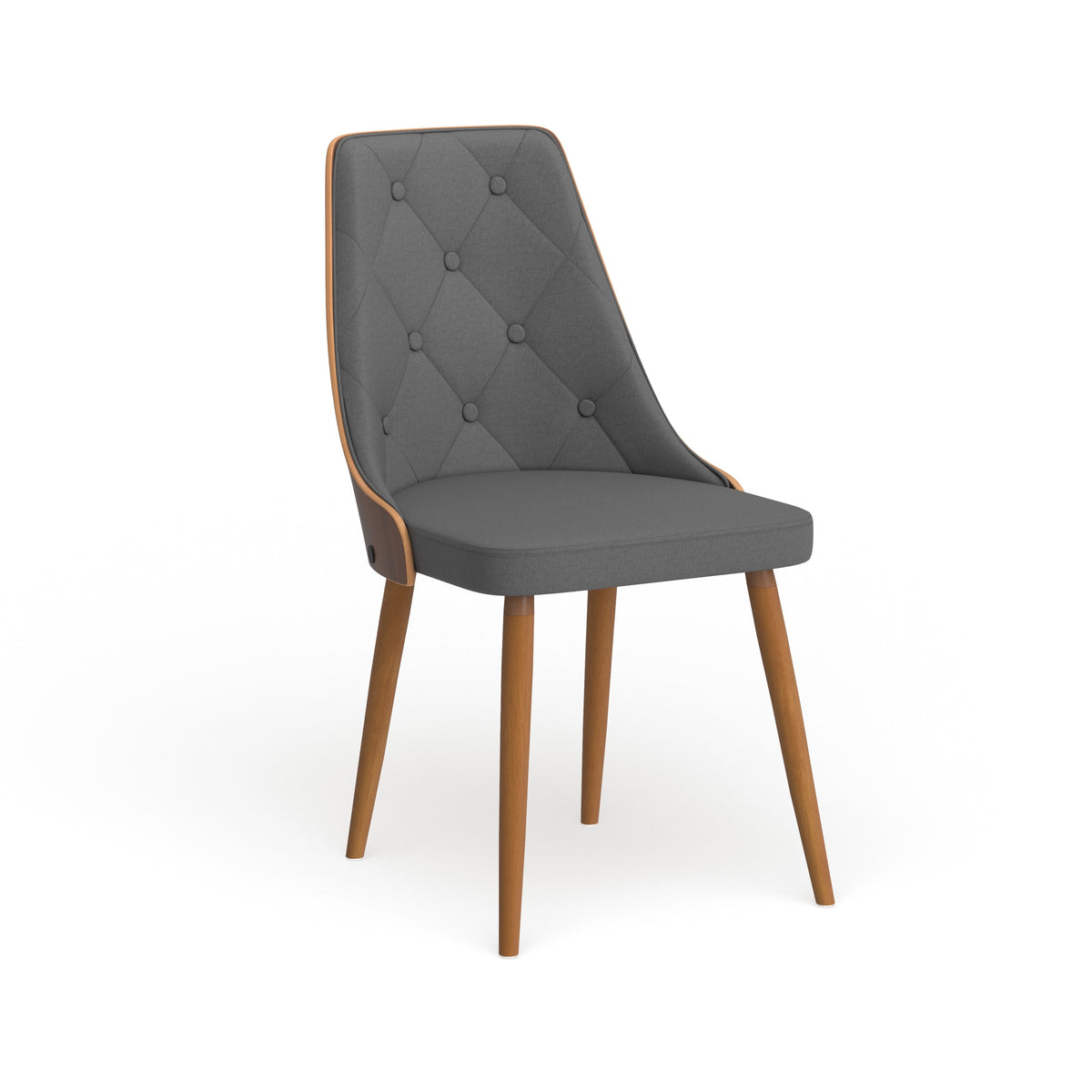 Walnut Wood Dining Chair C123