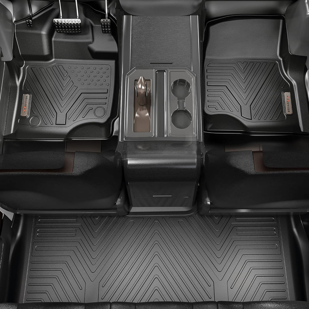 Black TPE Floor Liner Car Mats F35502
