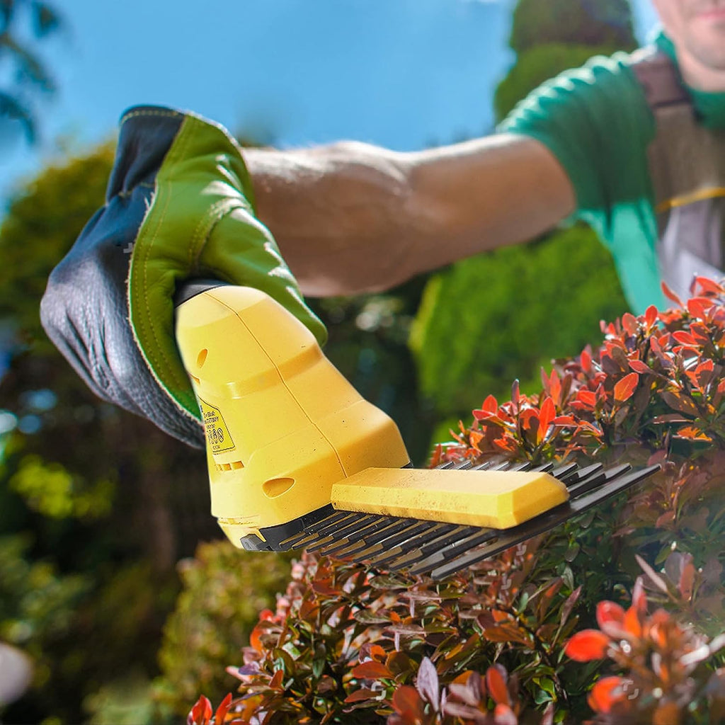 Cordless Grass Shear & Hedge Trimmer 2 in 1 Handheld Rechargeable Battery Included Pack of 2 G988
