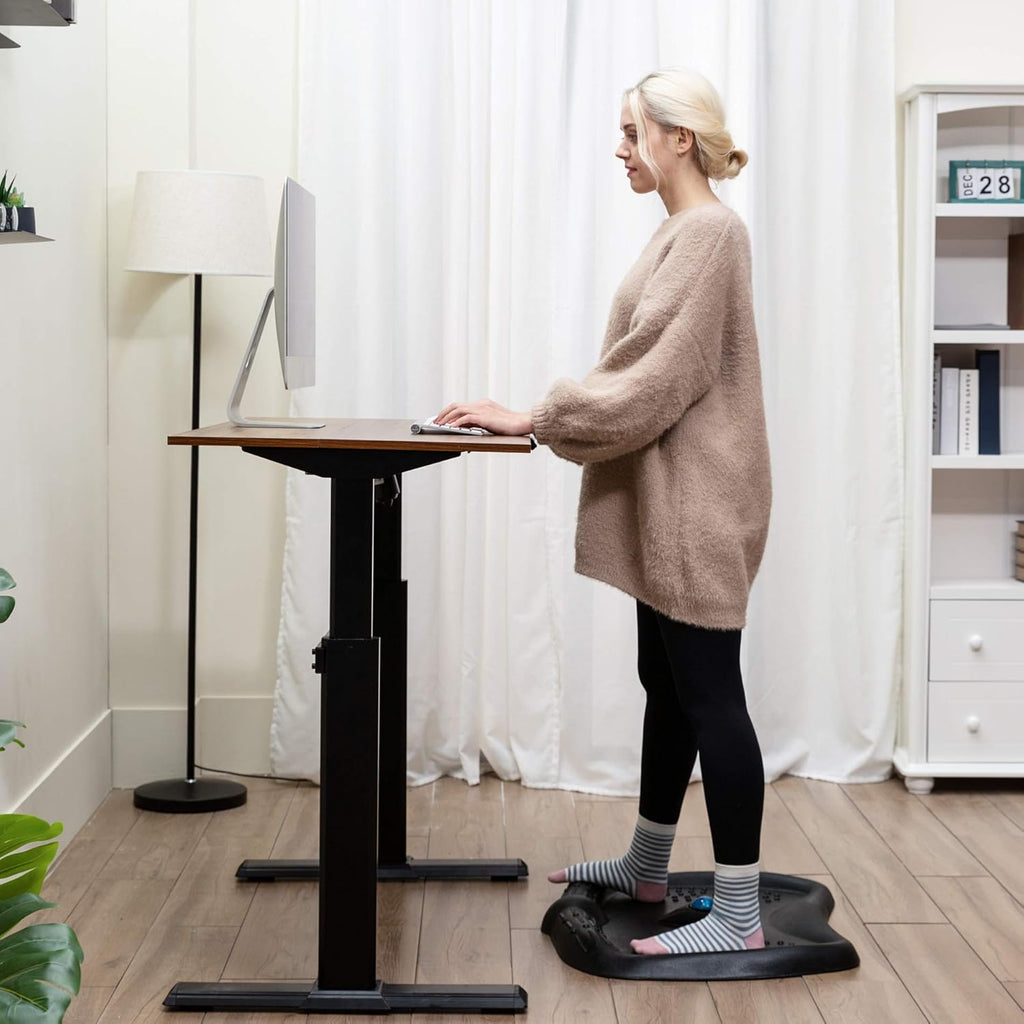 Anti-Fatigue Standing Desk Mat with Foot Massage Ball, Pack of 2 P516