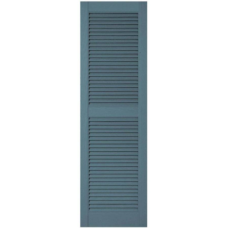 18 inchw x 77 inchh Vinyl Open Louver Shutters I2042