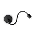 Black Wall Reading Light H24243