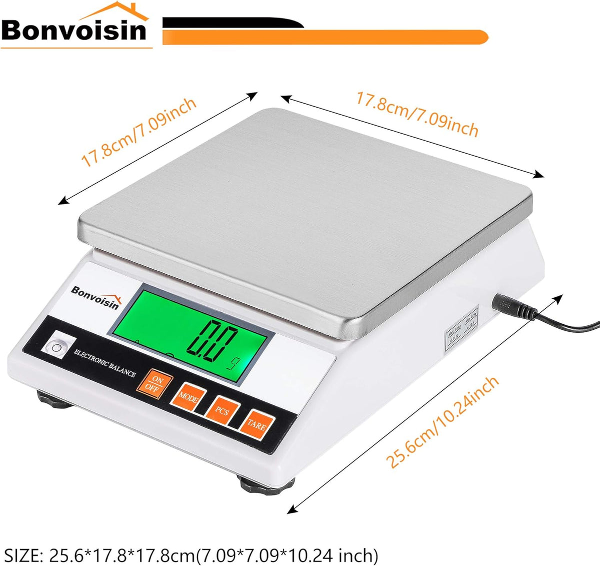 5000g x 0.1g Digital Lab Scale S88531