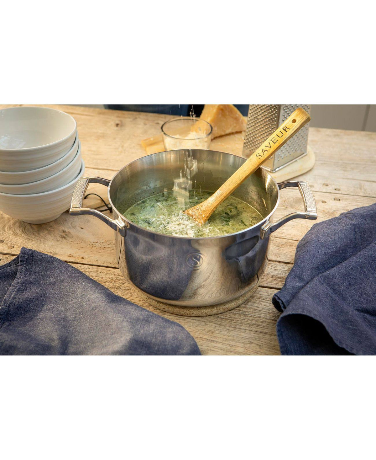Tri-Ply Stainless Steel 4-Qt. Casserole Pot T87156