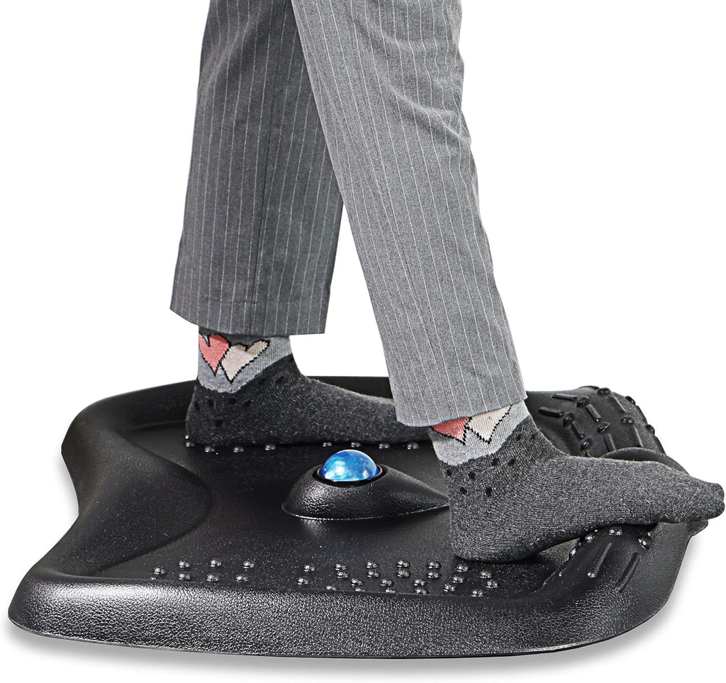 Anti-Fatigue Standing Desk Mat with Foot Massage Ball, Pack of 2 P516