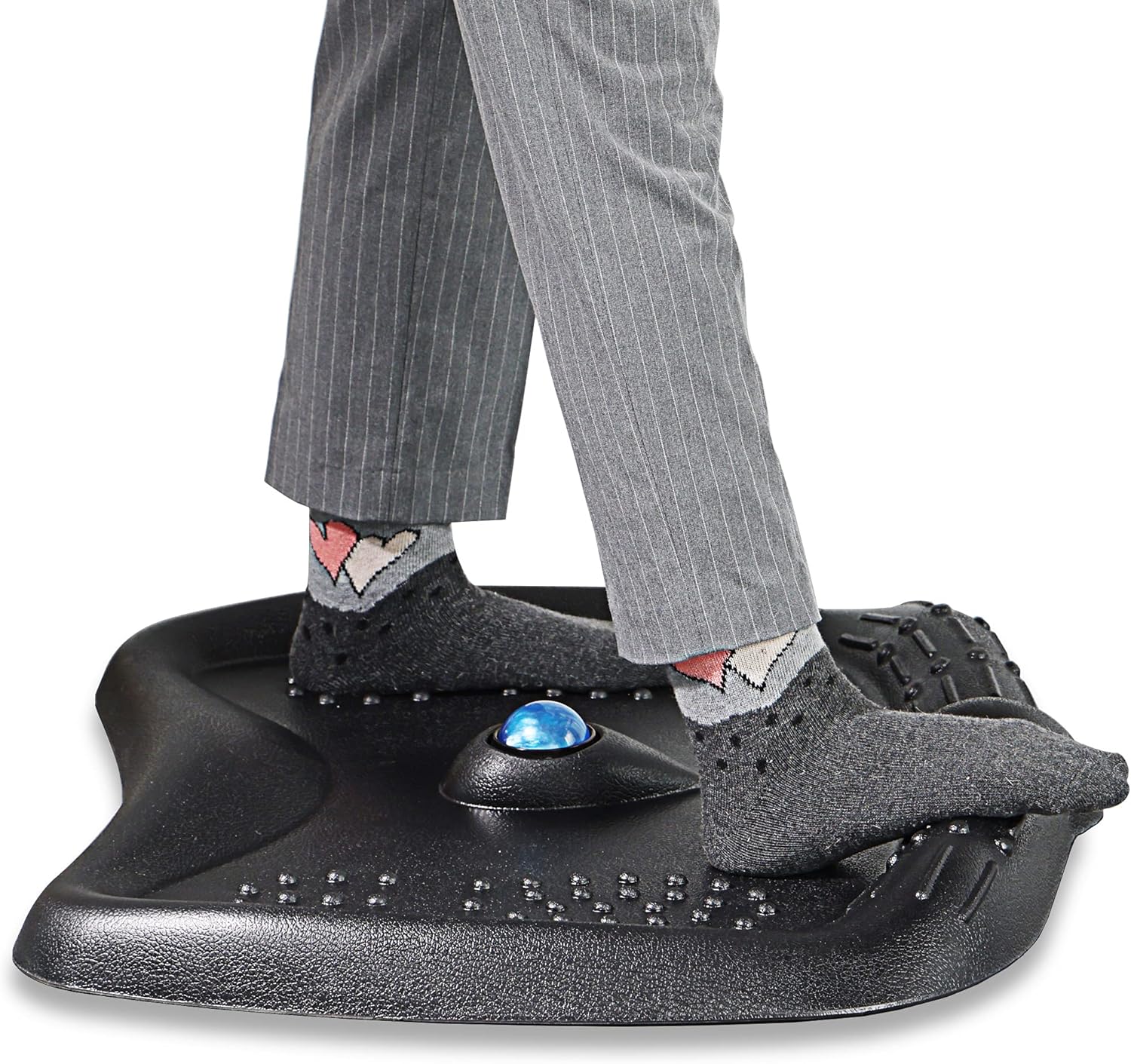 Anti-Fatigue Standing Desk Mat with Foot Massage Ball, Pack of 2 P516