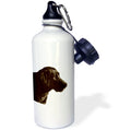 Chocolate Lab 21 oz Sports Water Bottle F8641