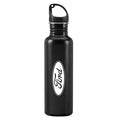 Black 24 oz Stainless Steel Water Bottle Z172