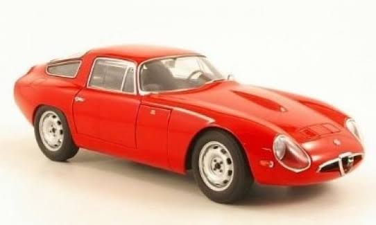 Red 1 Scale Diecast Model Car U76206