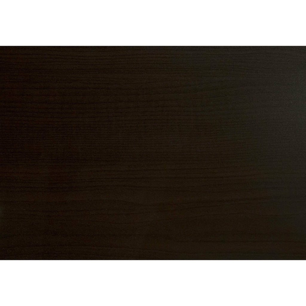 Cappuccino Particle Board Metal Accent Table D281