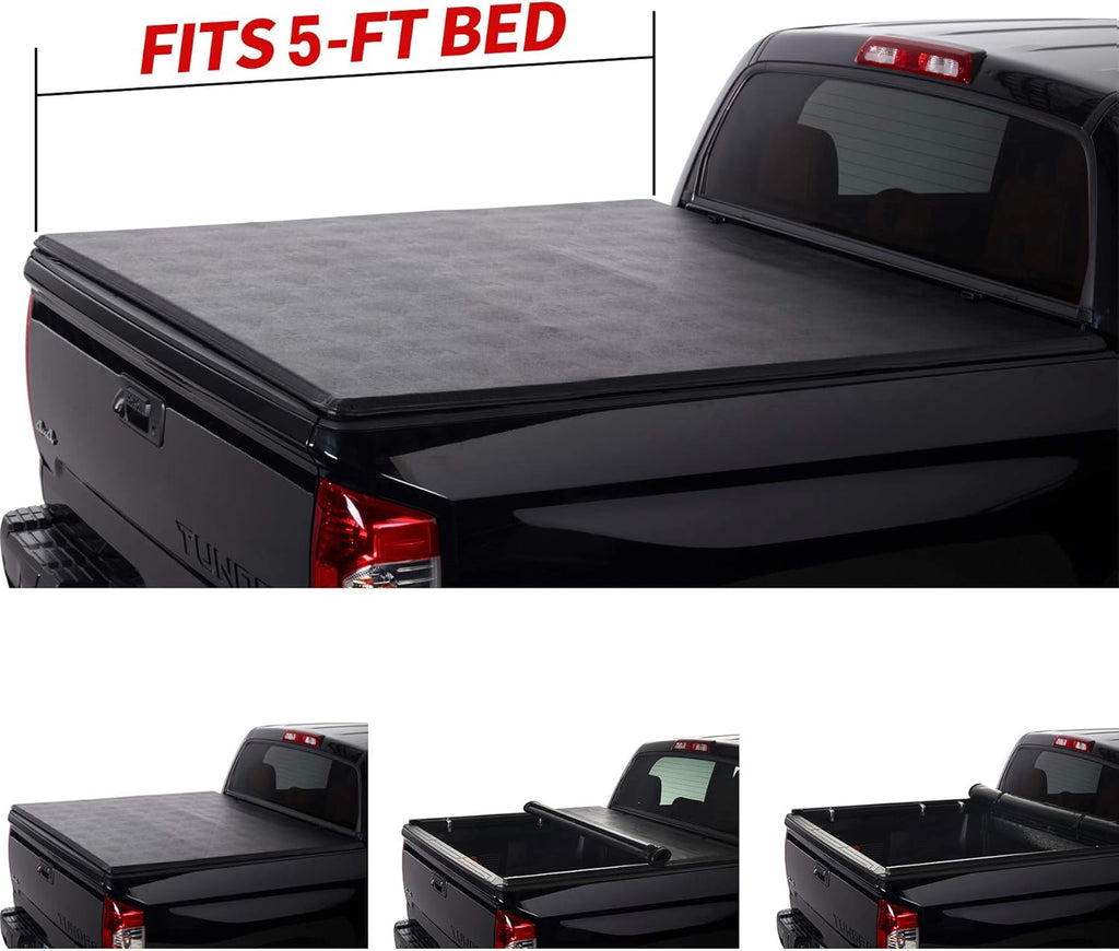 Soft Roll Up Tonneau Cover for Ford Ranger 5ft Bed V44680