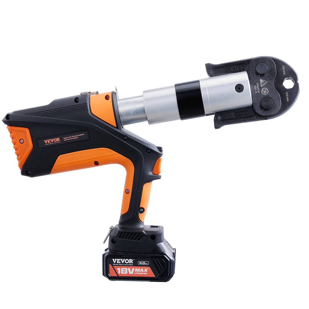 18V Electric Pipe Crimping Tool for 1/2" to 2" Copper, Stainless Steel, PEX Pipes H21644