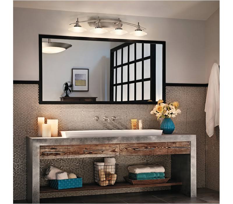 Four Light Chrome Bath C219