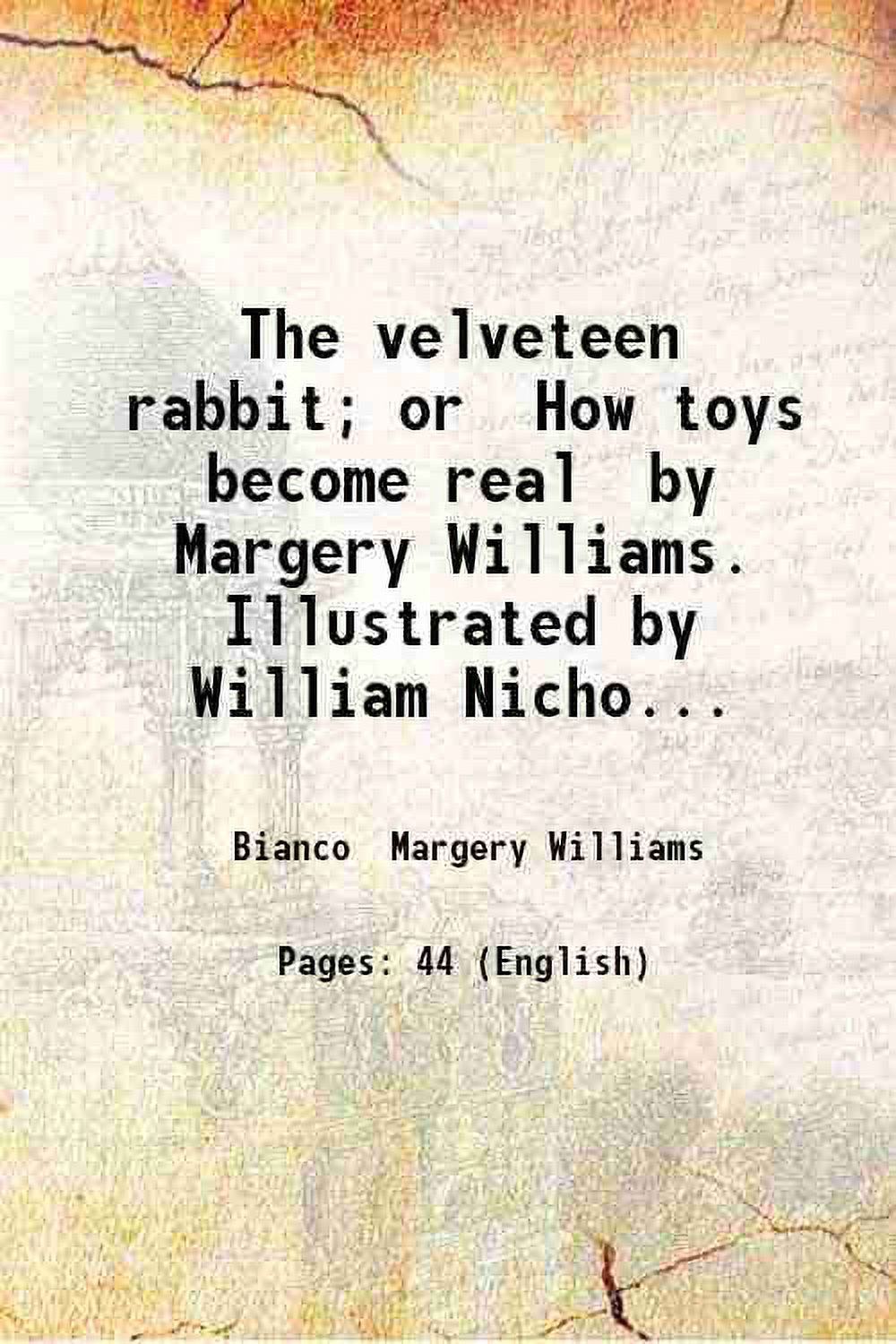 The velveteen rabbit Hardcover P351