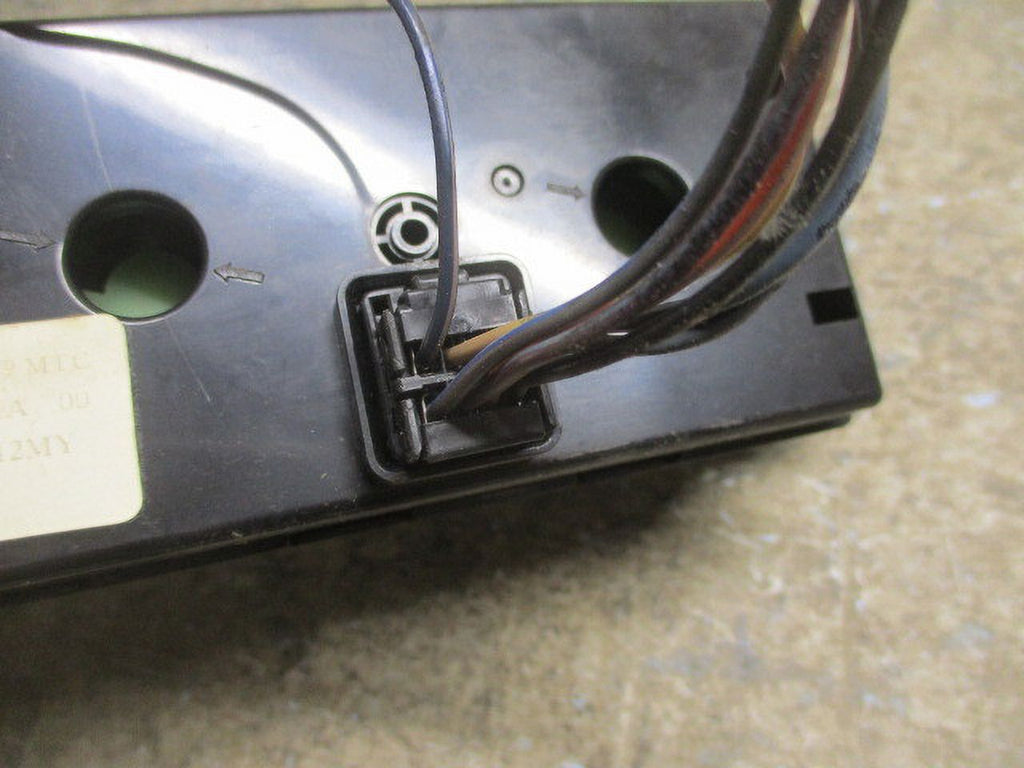 Rear Roof Manual Climate Temperature Control X11548