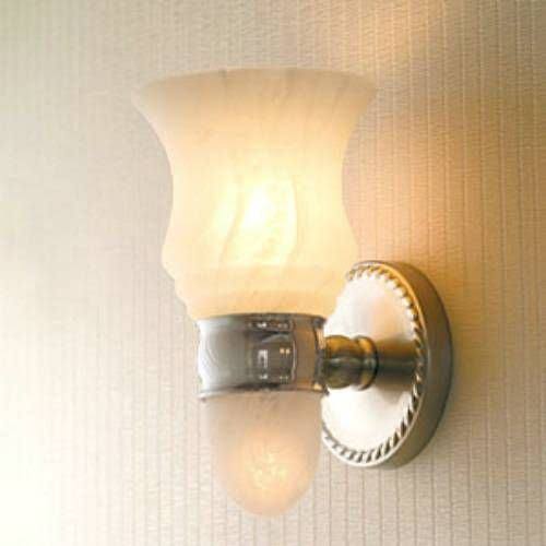 Satin Nickel Single Light with Nightlight Option I5215
