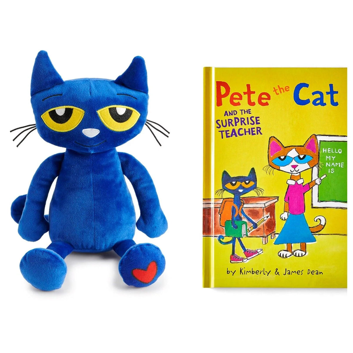 Blue Cat Plush Doll 12” & Book Set X8531