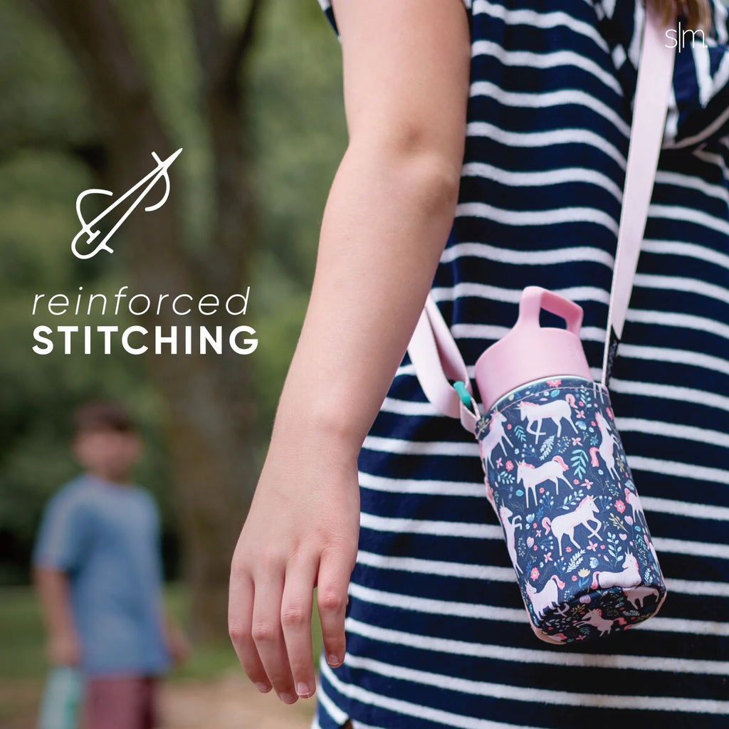 Kid's Water Bottle Carrier Sling with Adjustable Strap Y436808