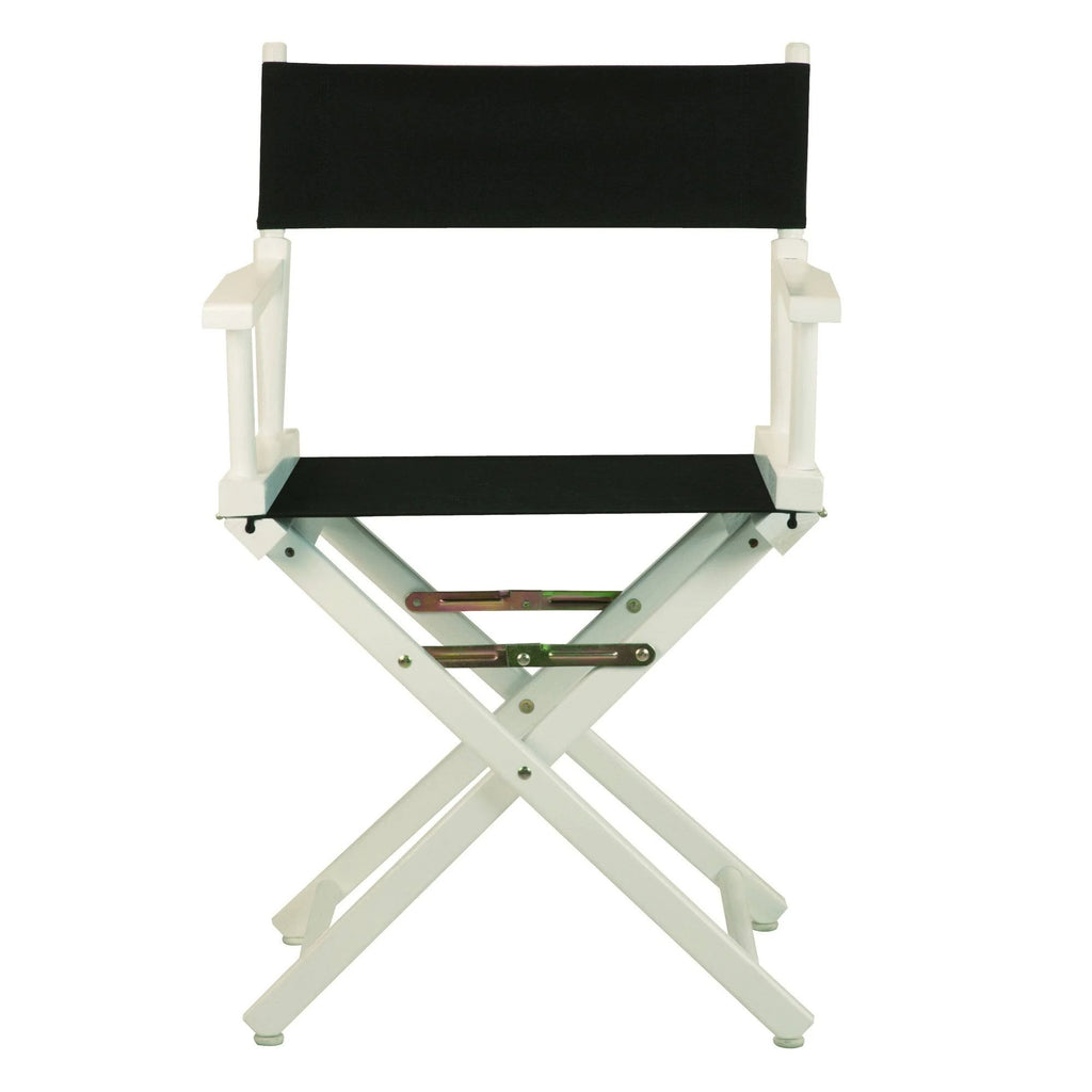 White Frame Olive Canvas Director's Chair F7754