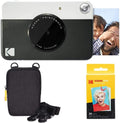Green Instant Camera + Zink Paper (20 Sheets) + Case T950