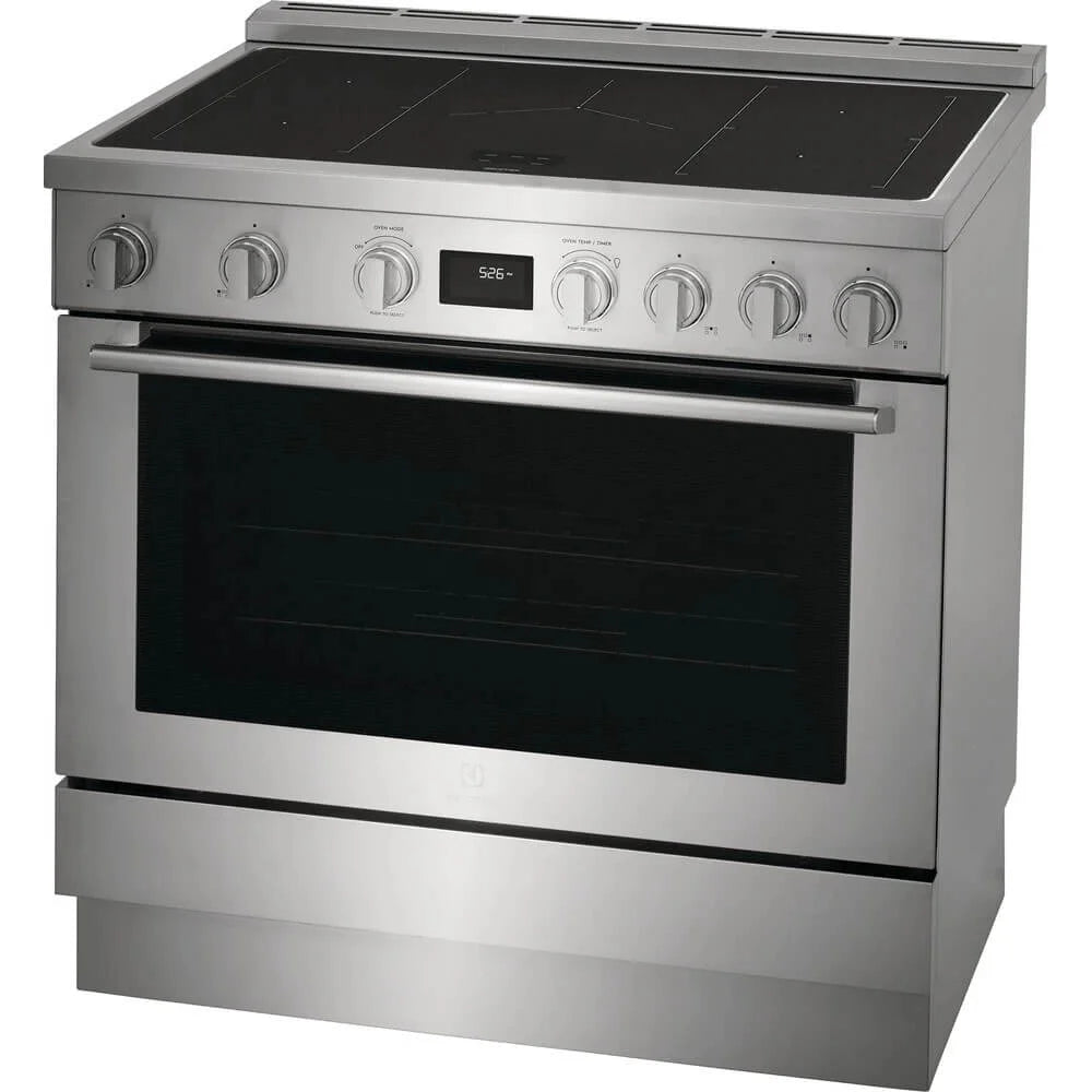 36" Wide 4.4 Cu. Ft. Free Standing Induction Range - Stainless Steel H55779