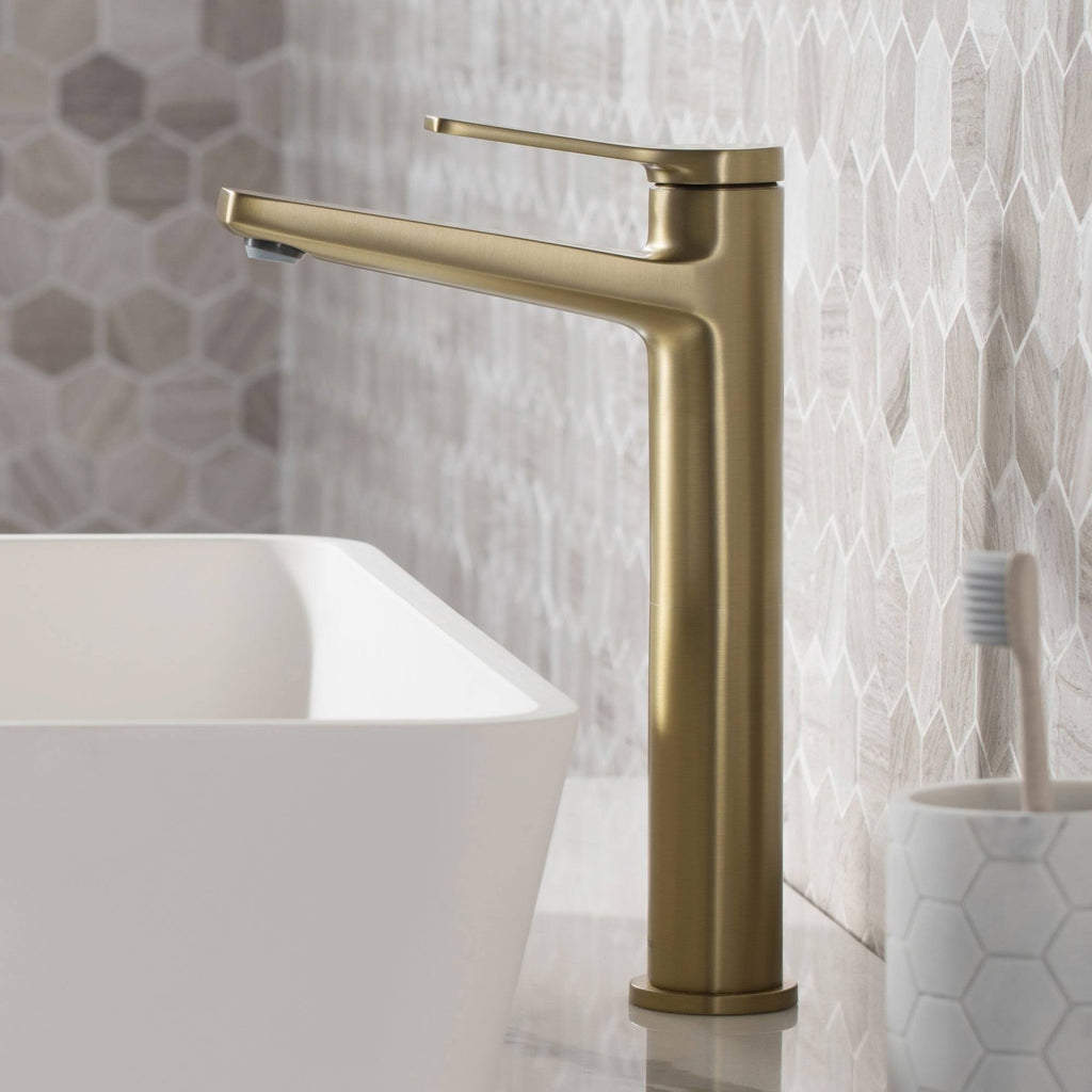 Matte Black Vessel Bathroom Faucet with Towel Bar, Paper Holder, Towel Ring and Robe Hook U346
