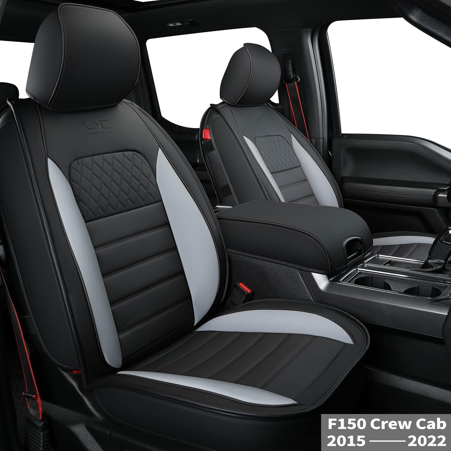 F150 Crew Cab Faux Leather Seat Covers O34852