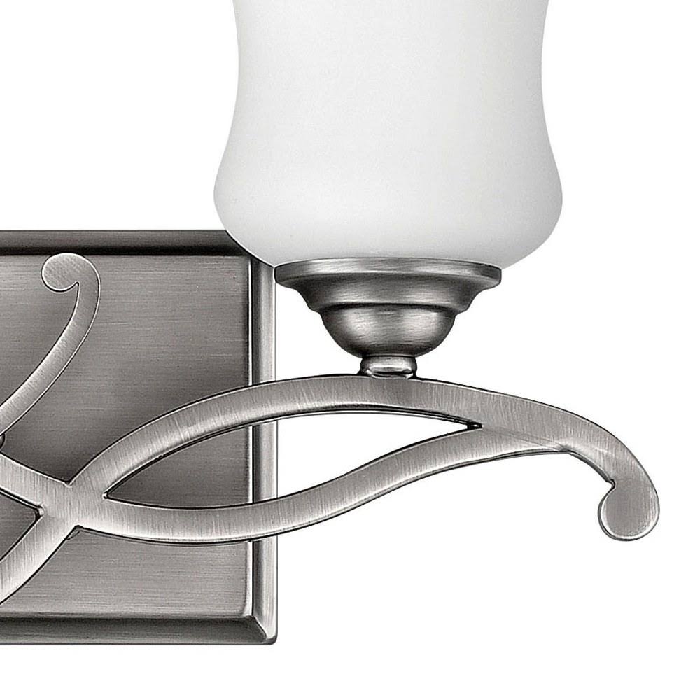 2 Light Silver Leaf Bath E341947