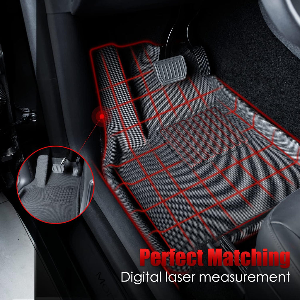 6 Pieces All Weather Floor Mats with Truck Cargo Liner N257