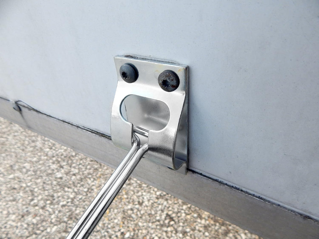 25 Metal T-Style Door Holder Entry Door Catches 6 Inch Long Zinc Plated Steel S905109