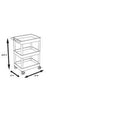 3 Shelf Tub Utility Cart P591955