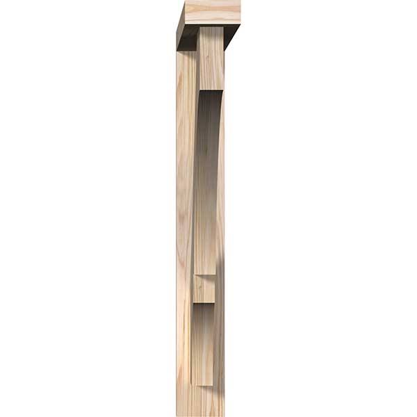 Balboa Block Smooth Bracket with Offset Brace, Douglas Fir Y829