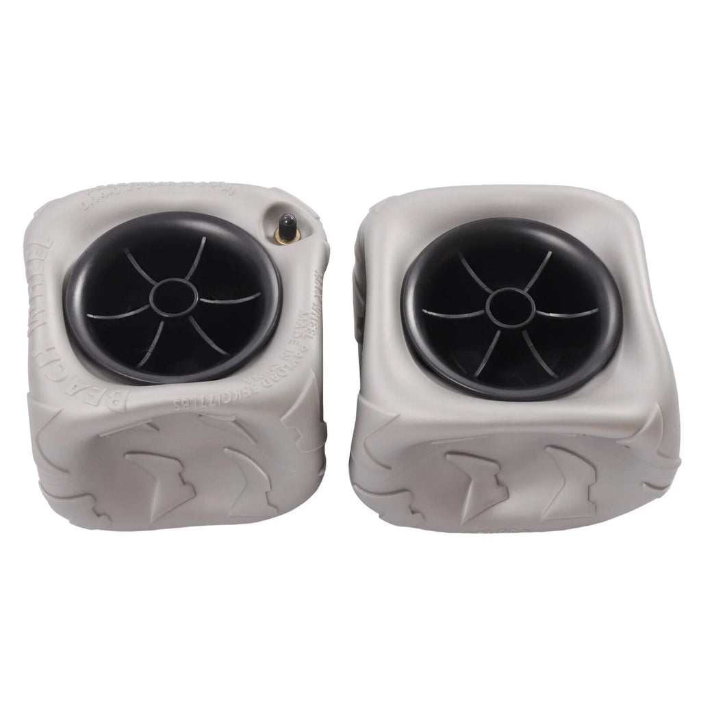 2pcs 9'' Inflatable Wheels Replacement Sand Tire PVC for Kayak Dolly Cart T596459