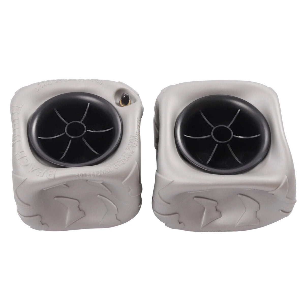 2pcs 9'' Inflatable Wheels Replacement Sand Tire PVC for Kayak Dolly Cart T596459