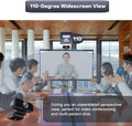 Webcam 1080p HD USB with Privacy Shutter and Tripod Stand, Pack of 2 M105252