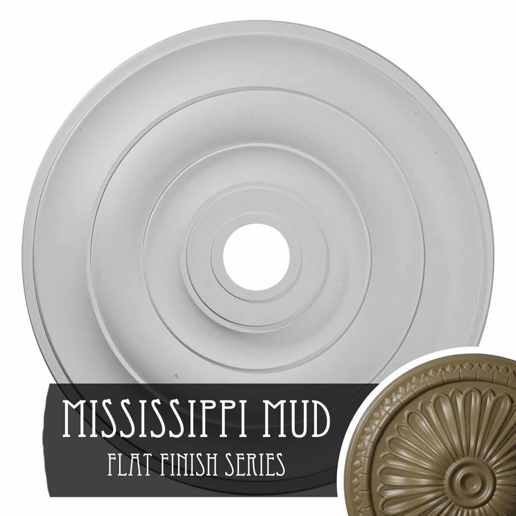 26 1/2 inchod x 3 5/8 inchid x 1 1/2 inchp Ceiling Medallion H331211