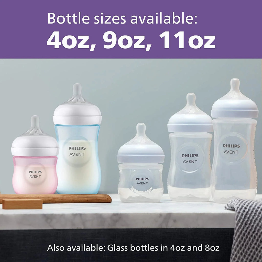 Clear 9oz Baby Bottle 4 Pack Y749
