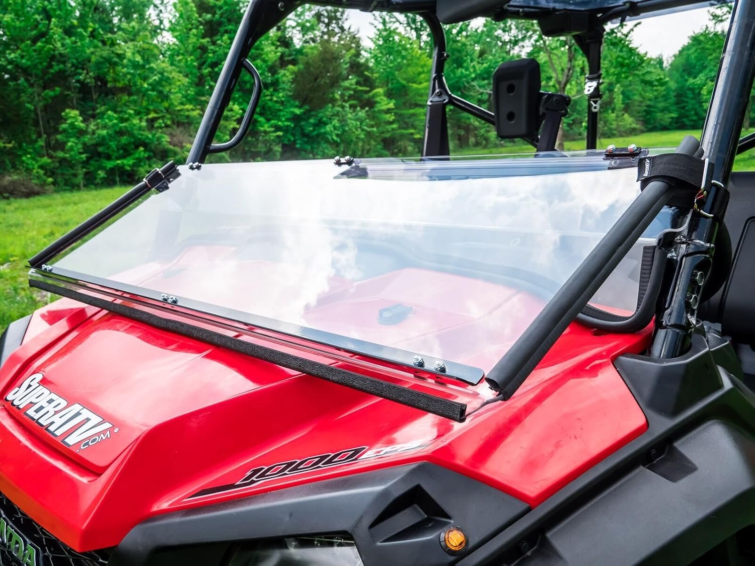 Flip/Fold Down 2-in-1 Windshield for Honda Pioneer 1000/1000-5 H66539