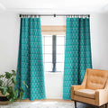 Turquoise Blackout Curtain Single Panel 50" x 96" Y996517