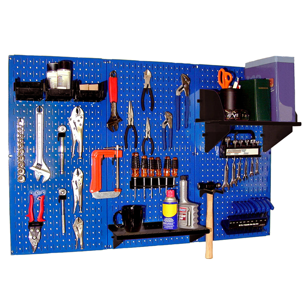 Blue/Black Pegboard Tool Storage Kit U448431