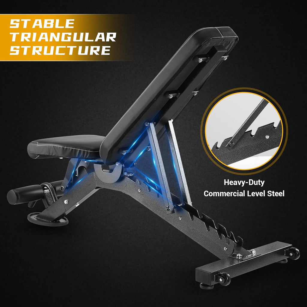 Adjustable Weight Bench with Leg Extension O7691