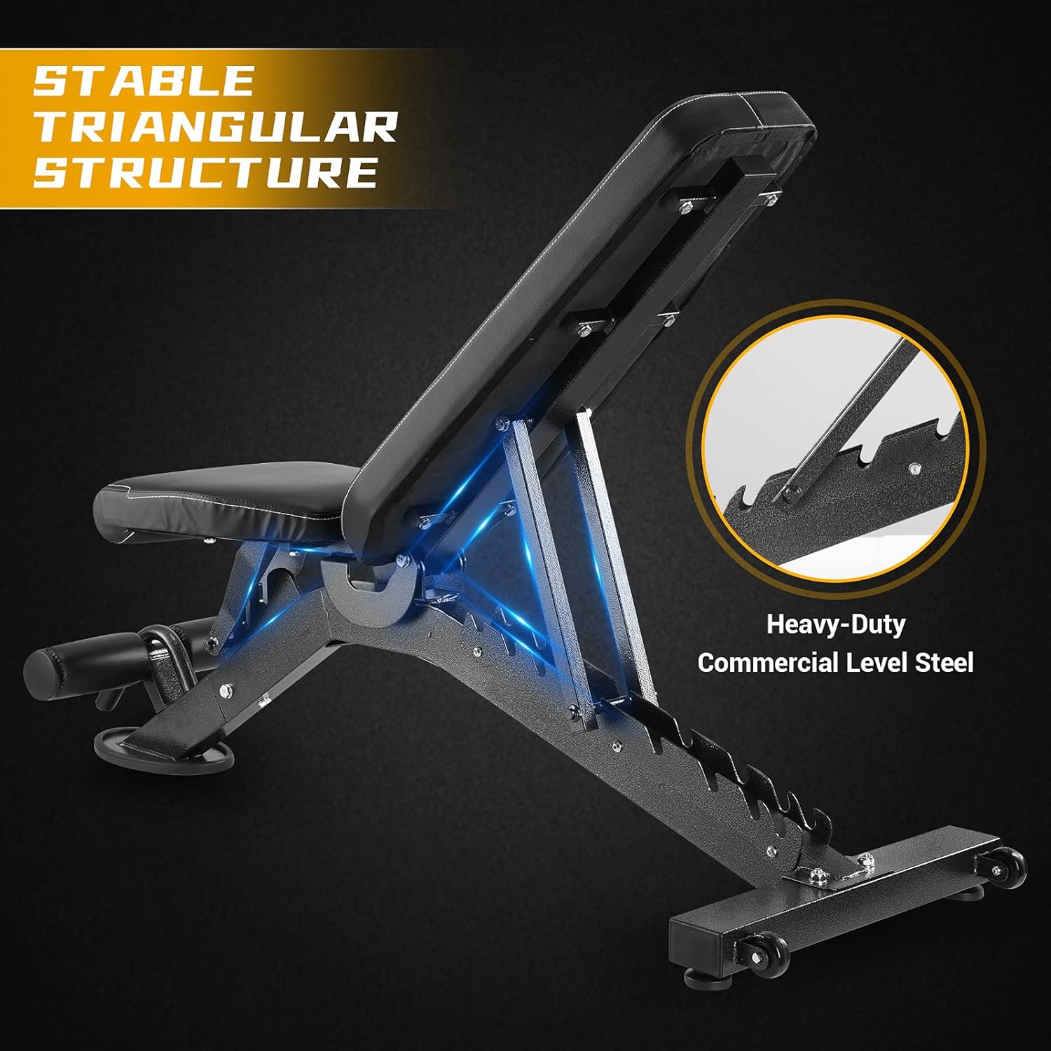 Adjustable Weight Bench with Leg Extension O7691