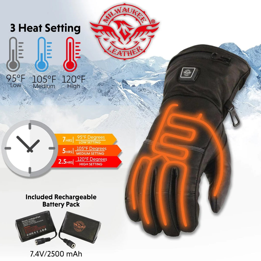 Heated Winter Gloves with Battery K929639