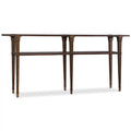 Dark Wood Solid Wood Skinny Console Table Y64498